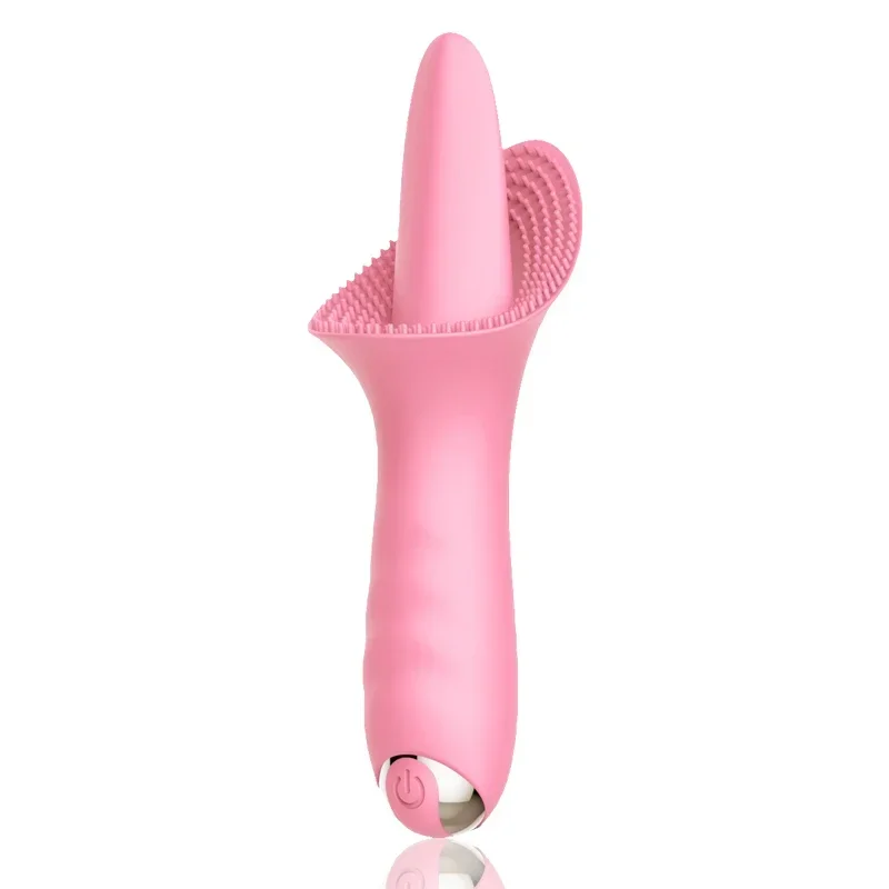 G-spot Licking Vibration 10 Speed Vibrating Clitoris Stimulator Sex Toys for Women Purple/Pink Silicone Adult Toys for Couples