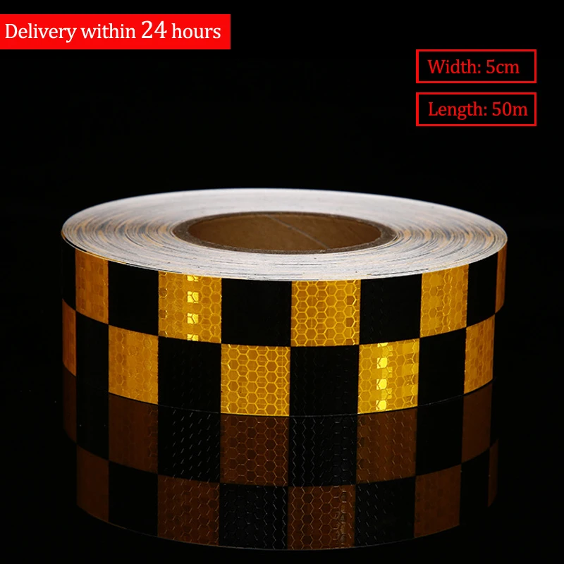 5cmx50m-roll-reflective-tape-traffic-safety-road-waring-reflector-for-things-waterproof-adhesive-stickers-for-truck