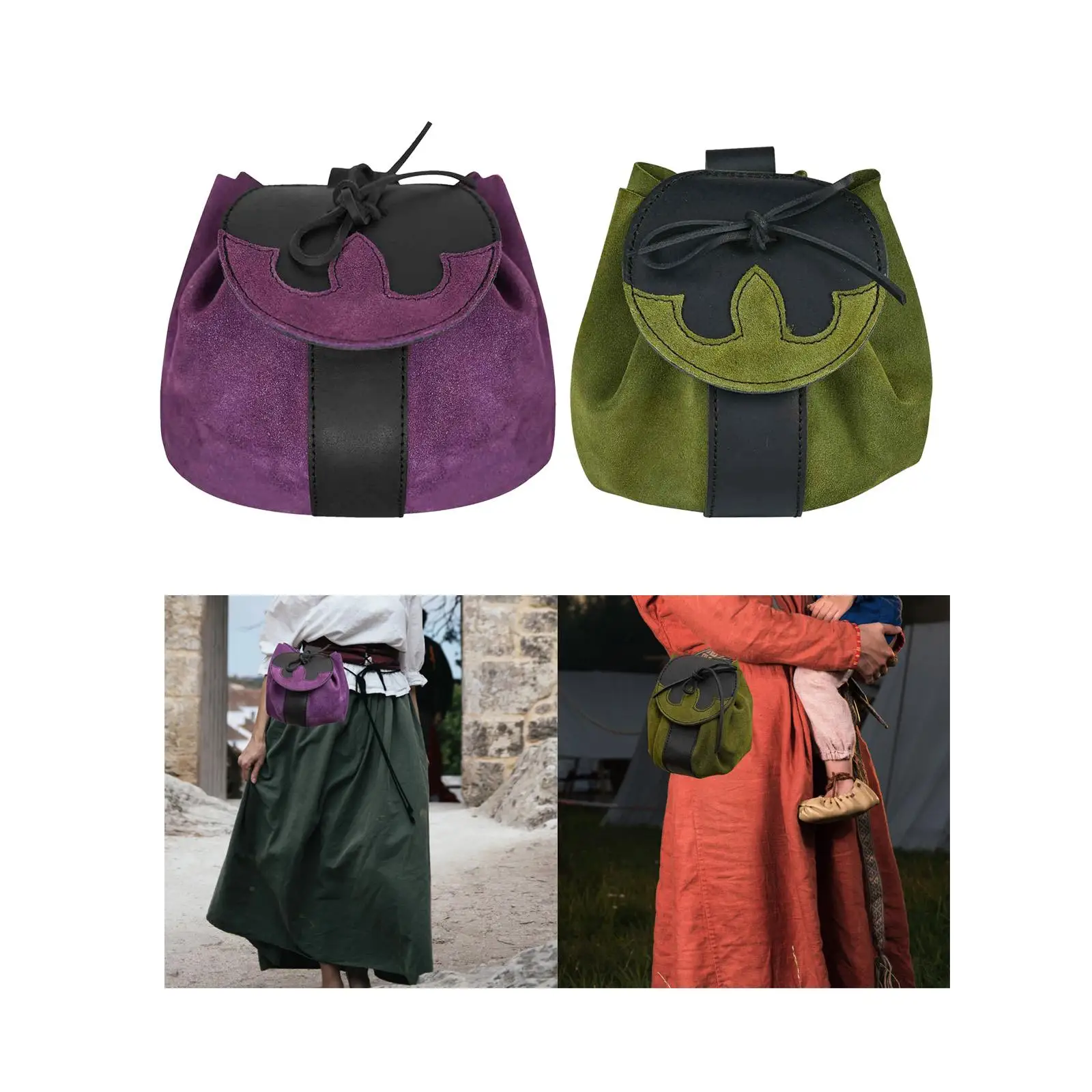 Middeleeuwse Riemtas Trinket Tas Mannen Vrouwen Heuptas Renaissance Riem Etui