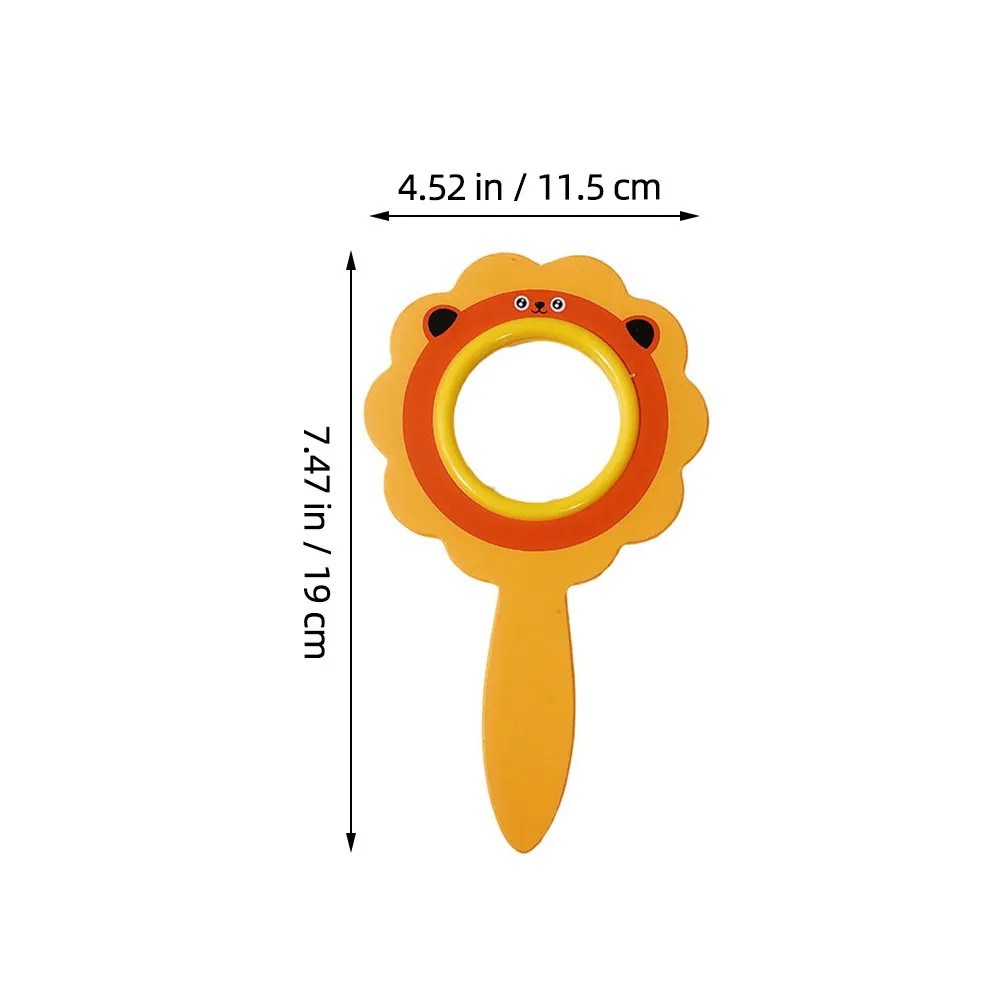 Observation Magnifier Cartoon Style Lightweight Portable Scientific Magnifying Glass Eye Protection Mini