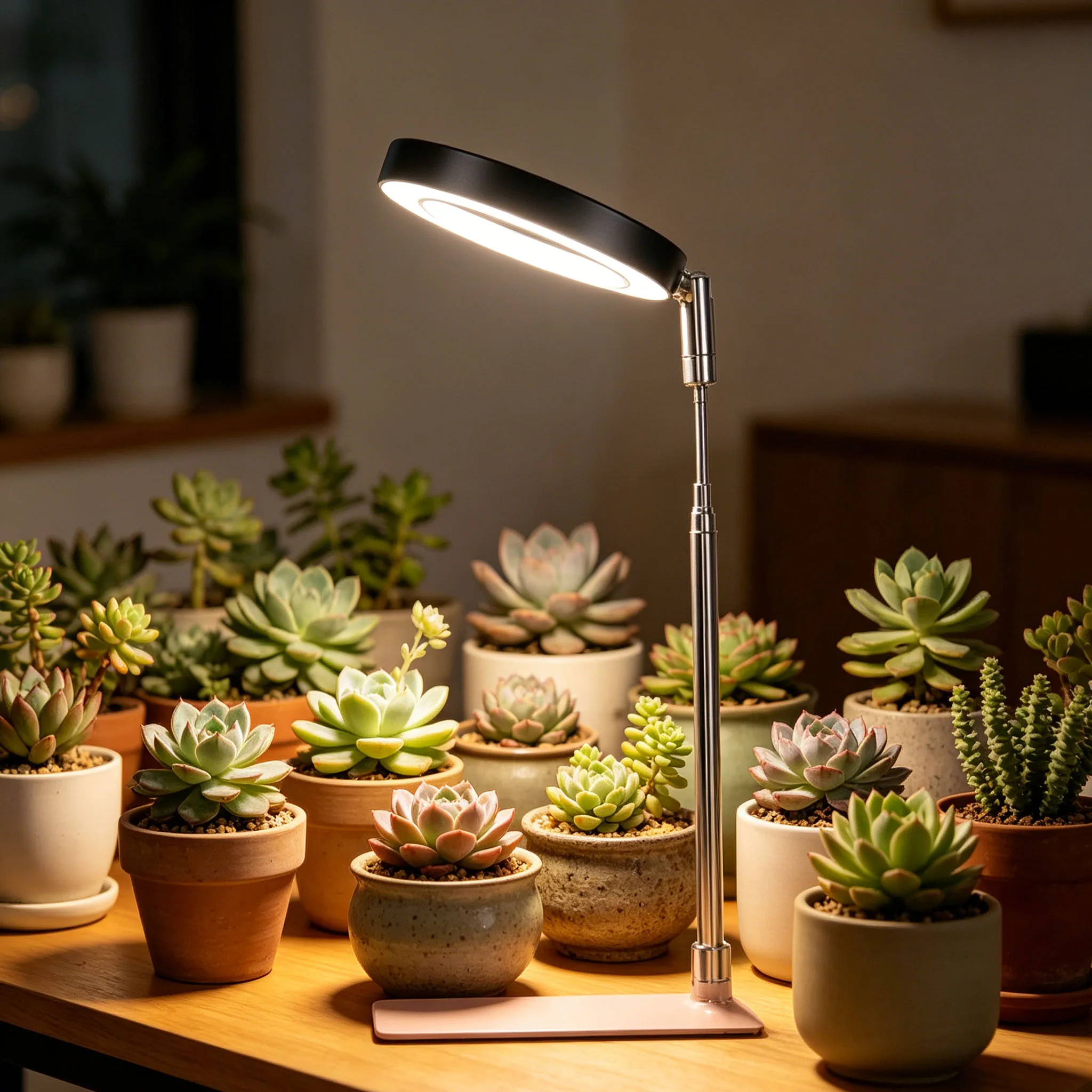 Indoor Full-Spectrum Plant Growth Lights, Led Plant Lights, and Indoor Sunlight-Like Growth Lights Are Suitable for Indoor Plants and Grow Lights with Retractable Bases image 2