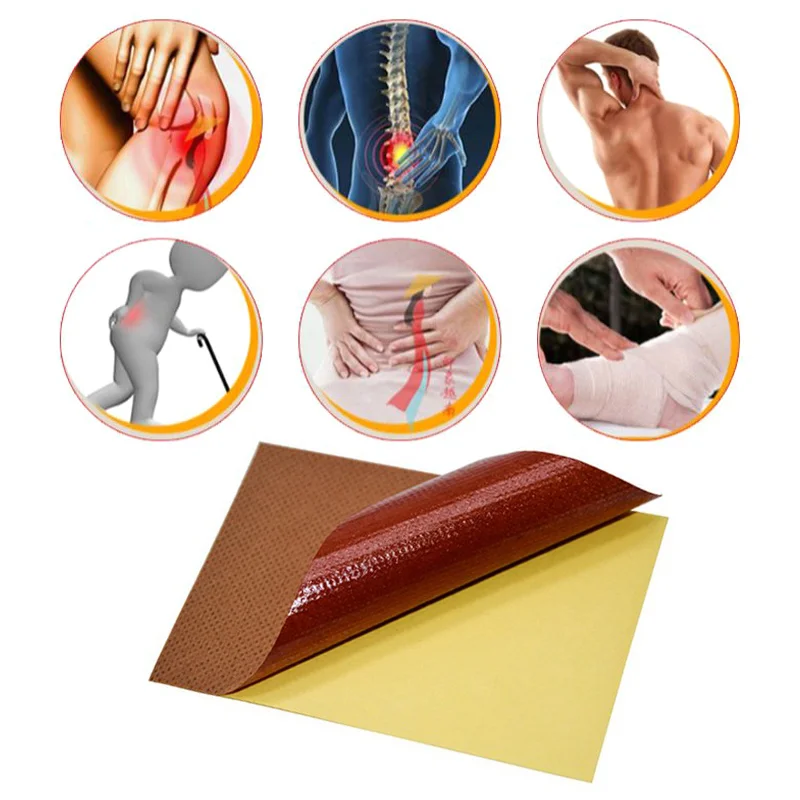 

8 Pcs Vietnam Red Balm Massage Exfoliate Comfortable Bath Massage Brush Plaster Back Pain Relief Patch for Rheumatoid Joint