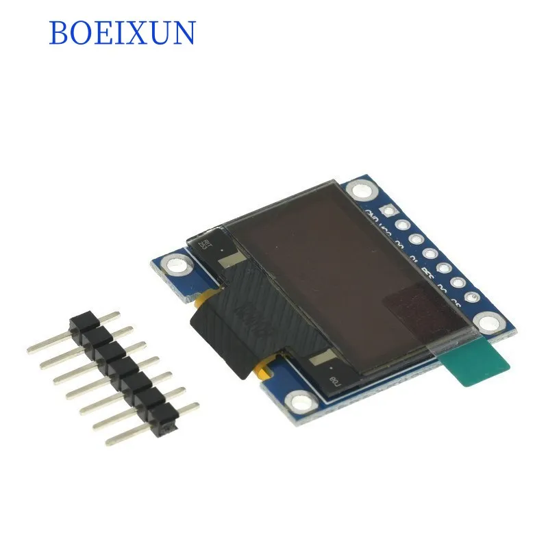 0.96 Inch IIC SPI Serial 7Pin White/Blue/Yellow Blue/Yellow OLED Display Module SSD1306 12864 LCD Screen Board for Arduino