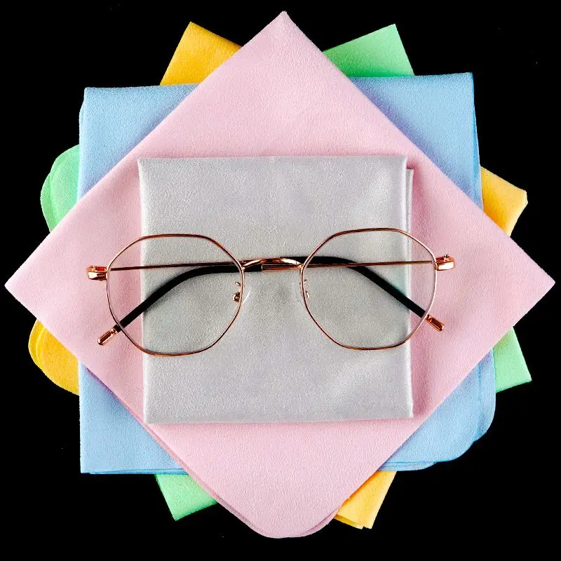 10-100pcs Glasses Clean Cloth Reusable Microfiber Anti-Fog Eyewear Glasses Wipes Cleaning Lens Clothes Fabric Wipes Accessories