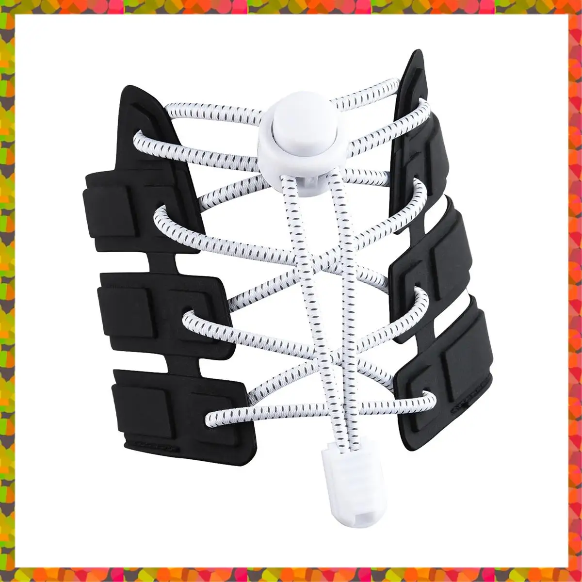 Promotion! 5 Pair No Tie Shoe Laces Reflective Elastic Lock Shoe Laces One Size Fits All Adult And Kids Shoes
