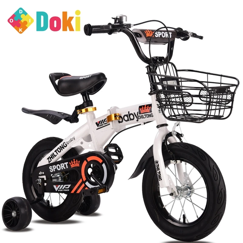 Doki brinquedo dobrável bicicleta do miúdo 12/14/16/18 Polegada crianças bicicleta para meninos e meninas ciclismo luz estudantes bicicleta presente das crianças novo