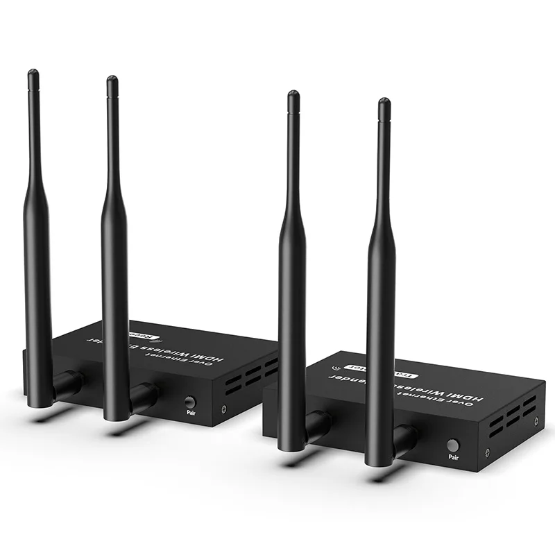Extensor HDMI Inalámbrico de 200m, 1080P, Transmisor y Receptor de Video para Compartir Pantalla, 1TX y 2/3/4RX para Cámara, Laptop, PC a TV o Monitor