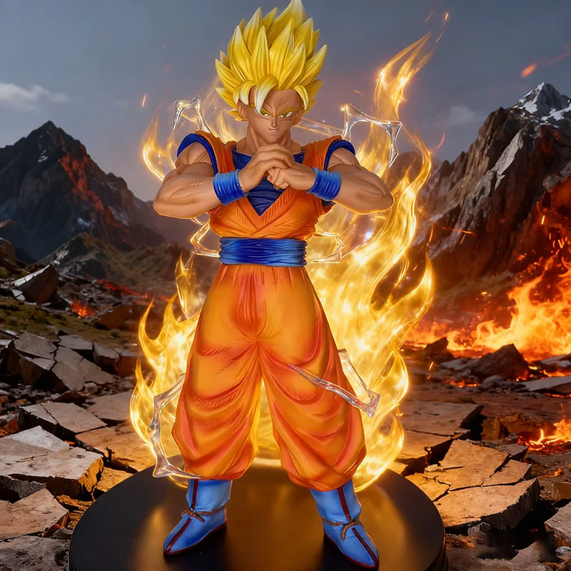 Dragon Ball Z Son Goku Gohan Model Anime DBZ Super Saiyan 2 Action Figure Toys Manga Figurine GK Statue Ornaments Gift for Kids