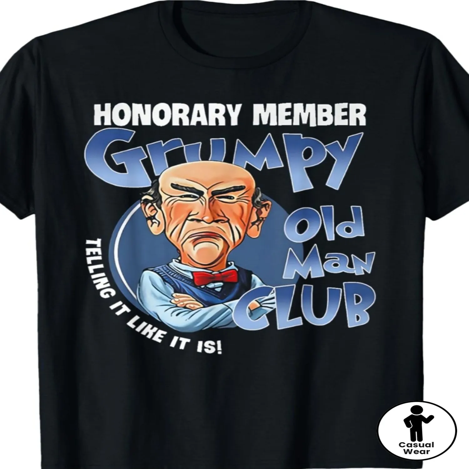 Men'S Casual Crew Neck T-Shirt, Cotton, Regular Fit, Cartoon Print, All-Season Tee, with High Elasticity for Adult Funny Shirt, Cute Tee,
