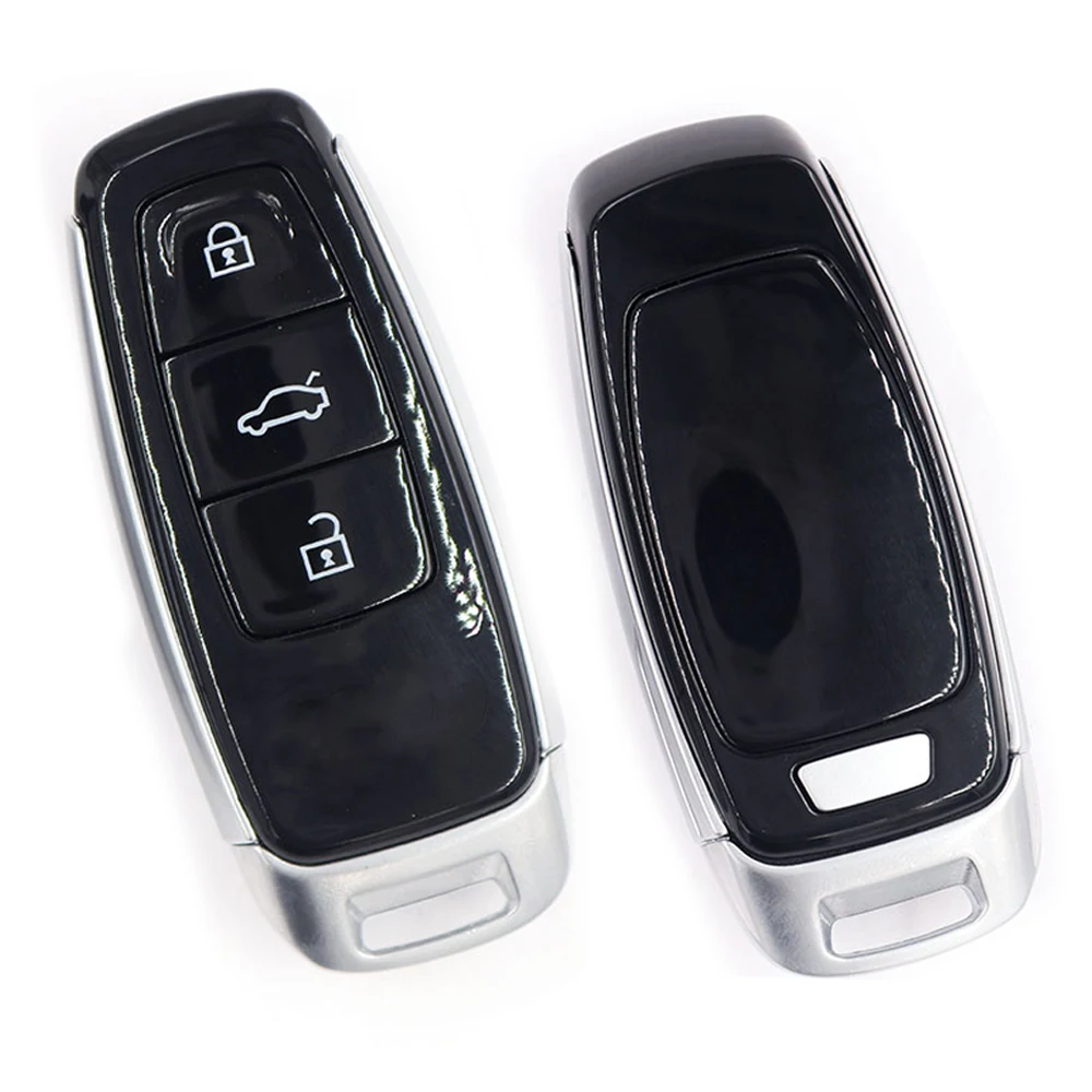 Yiqixin Originele Smart Key Shell Vervanging Voor Audi A6 C8 A7 A8 Q8 2017 2018 2019 2020 Keyless Go Voor start Motor Systeem Nieuwe