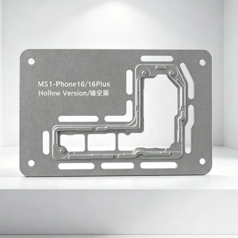 Circuit Board Heating Plate for MIJING iRepair MS1, Machined Aluminum Module with Board Positioning Aid D2RD