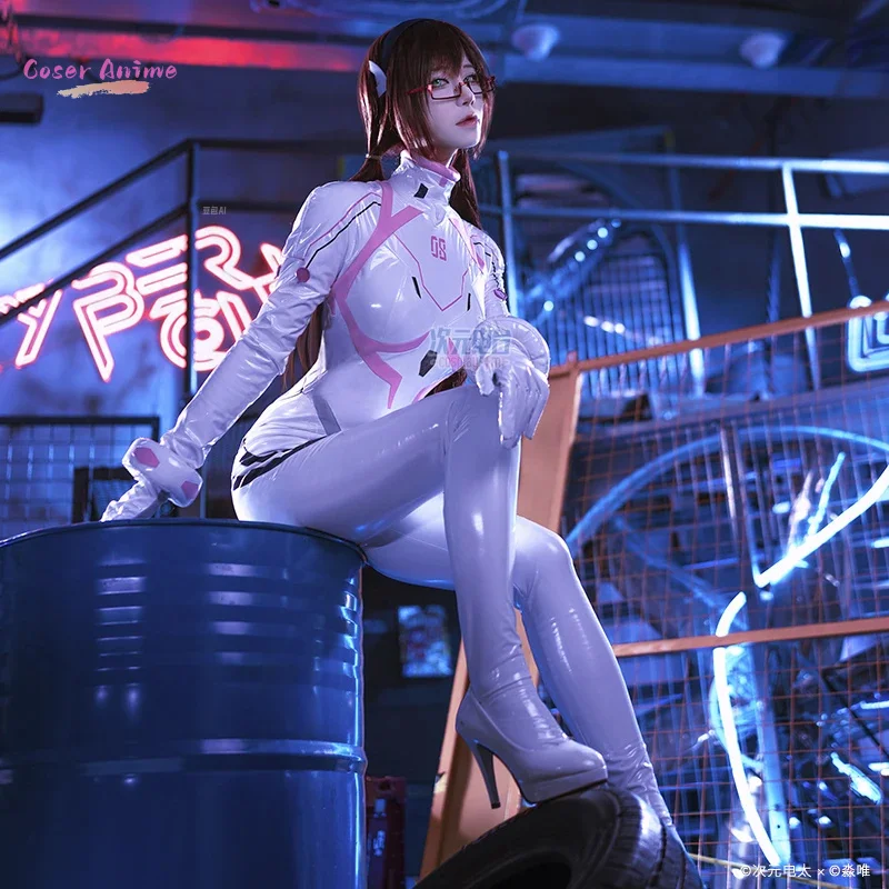 Anime eva mari makinami ilustre cosplay traje uniforme halloween carnaval festa de natal jogar papel roupas