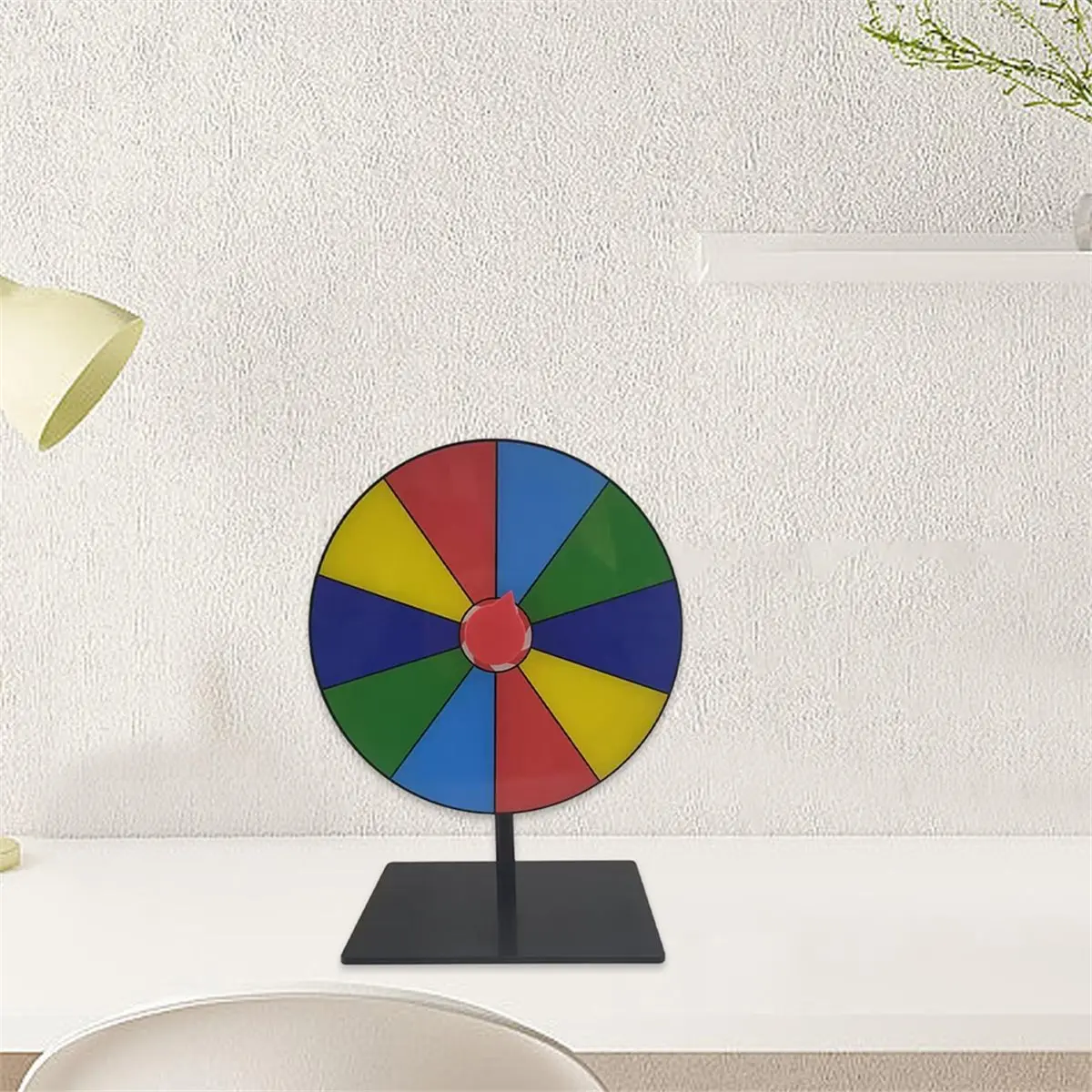Time Saving Stable Roulette Prize Wheel Erasable Board Portable Tabletop Lucky Draw Spinner for Store Activities