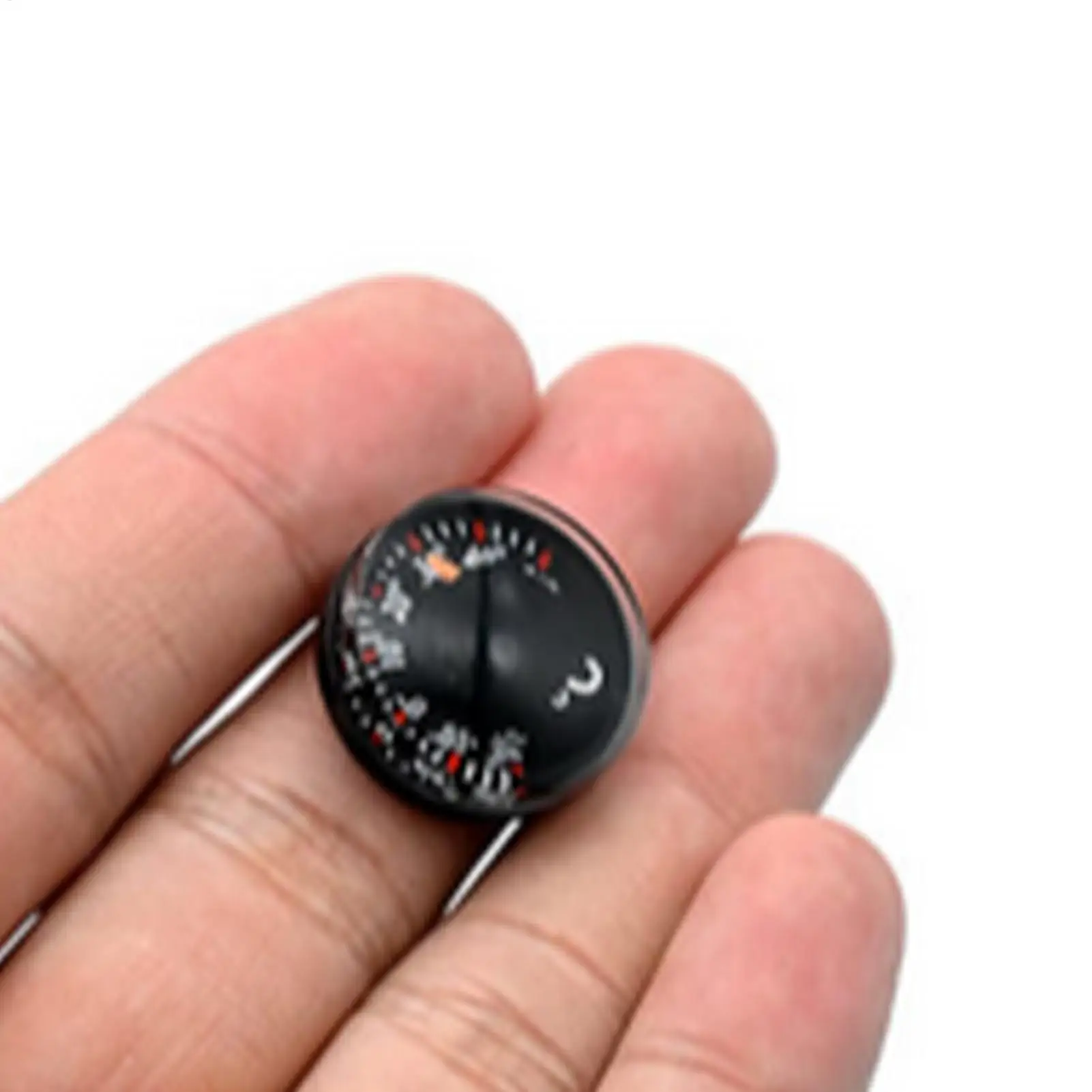 1-Piece Mini Car Thermometer Battery-free Dashboard Thermometer, Easy Stick Mount, Compact Car Interior Scale Measurement Tool