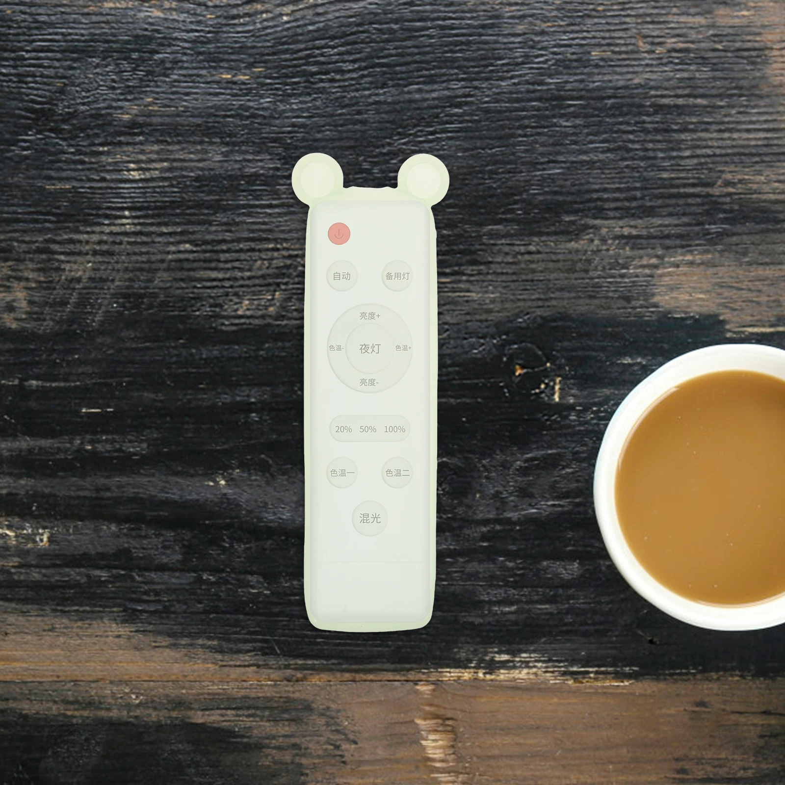 

10Pcs Universal Remote Cover Silicone Protective Shell for Ac Remote Controller Clear Bright Case with Bear Ears Design Water