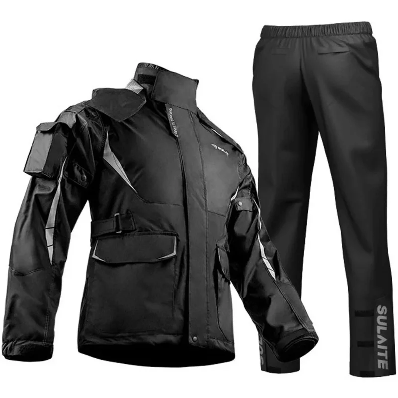 Imperméable ultra-mince imperméable pour moto, vêtements de pluie imperméables pour motard, moulant, respirant et confortable, cyclisme