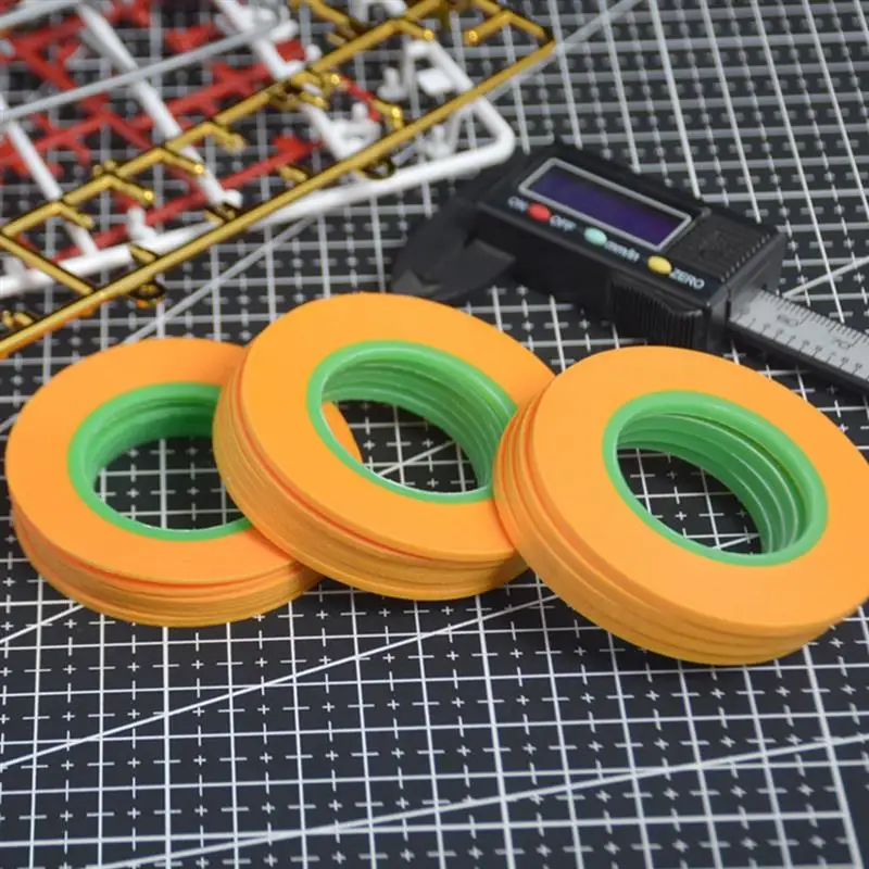 1/2/3mm Precision Model Masking Tape Model Spraying Color Separation Tape Fine Line DIY Cover Tape for Model Hobby Tools