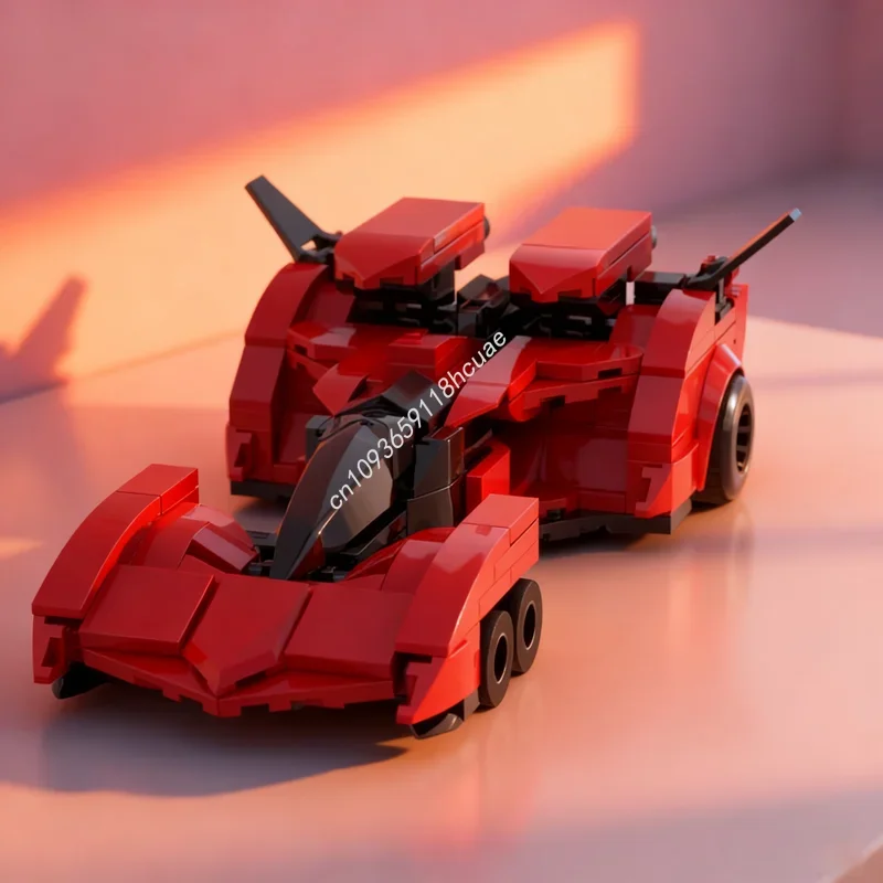 281 pièces MOC CYBER FORMULA créé modèle blocs de construction cadeaux de noël Architecture jouet assembler éducation créative anniversaire