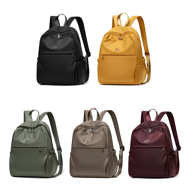 Fashion Commuter Daypack Women Waterproof Oxford Backpack Female Large Capacity School Bag Ladies Portable Travel Knapsack