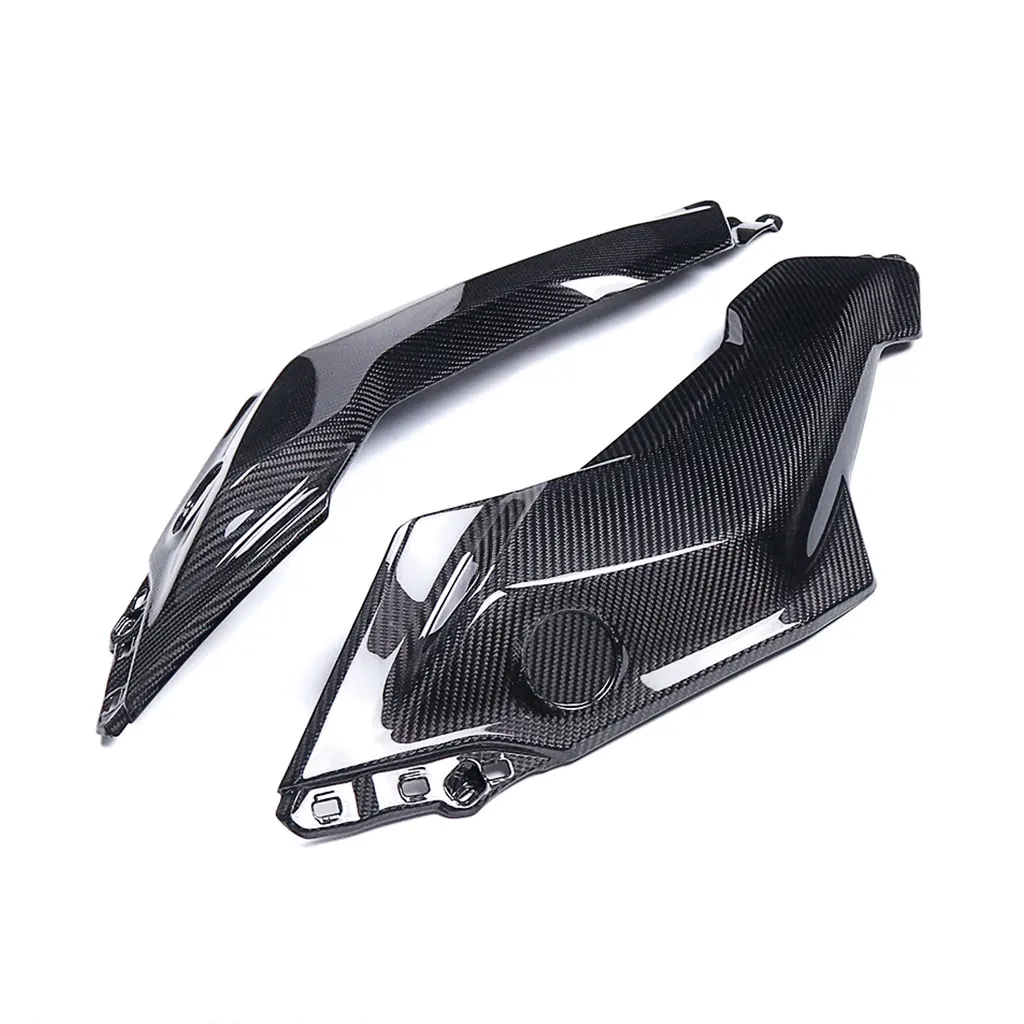 Carbon Fiber Side Tank Fairing Fit BM W R 1300 GS 2024+ Shockproof Fuel Tank Lateral Cover Motorbike Mod Parts