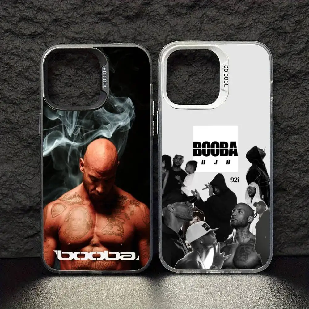 

Booba singer b2o 92i Phone Case For iPhone 17 16 15 14 13 12 11 Pro Max Plus Silver Matte Black Cover