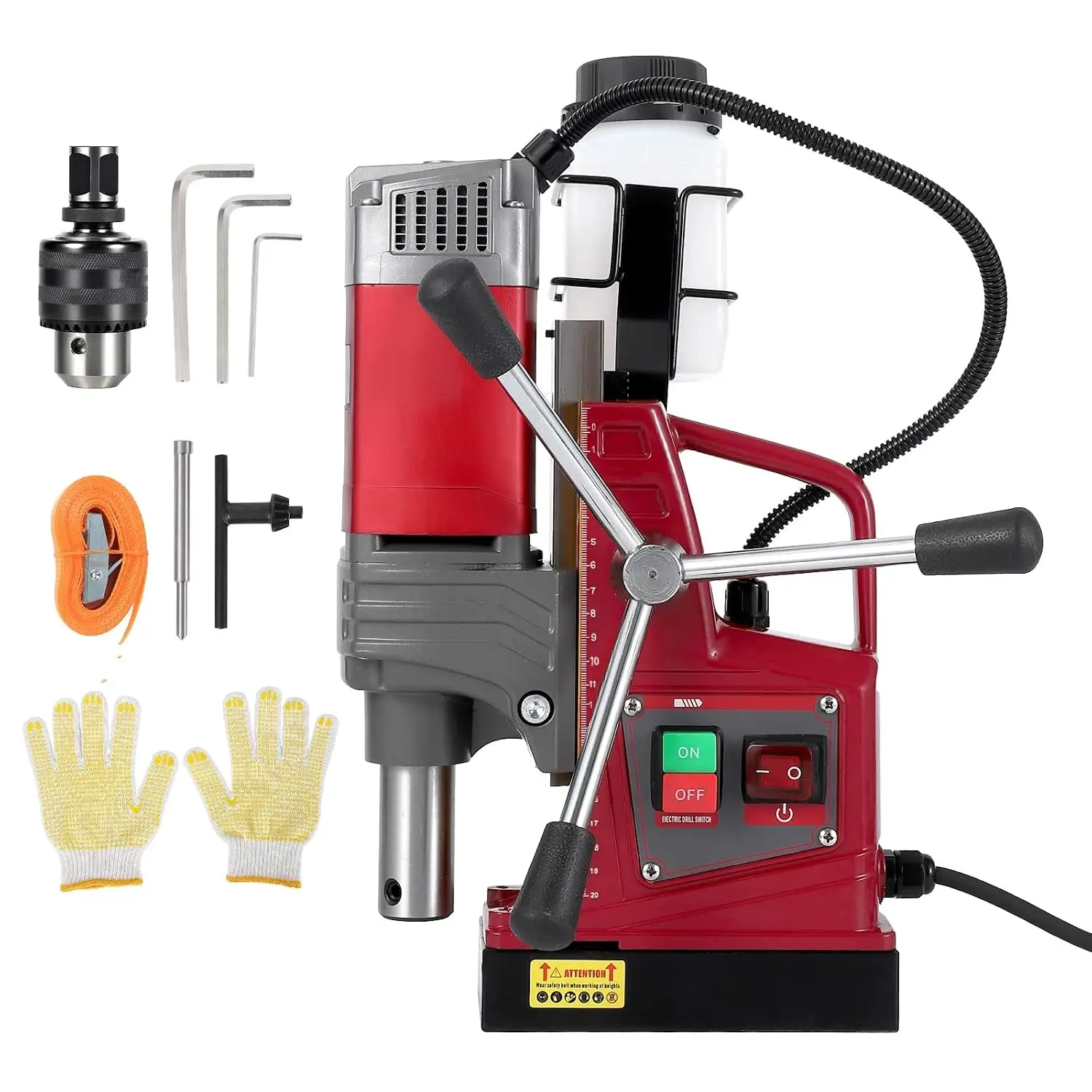 Tacleekii 1450w Portable Magnetic Drill Press with 1.57