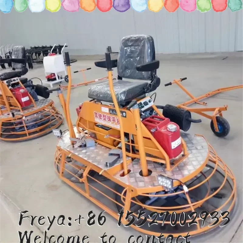 700mm High Power Ride-on Trowel Machine Construction Tools Power Source Concrete Power Trowel High Performance