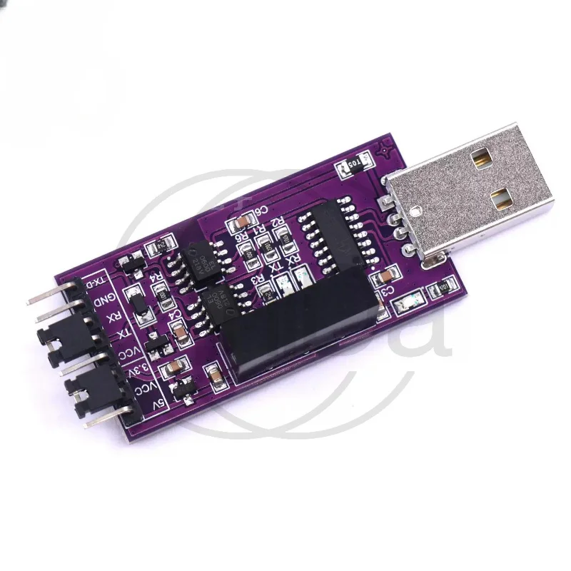 Opto‑Isolated USB To TTL Serial Module, CH340 Galvanic Isolation UART Converter 3.3V/5V