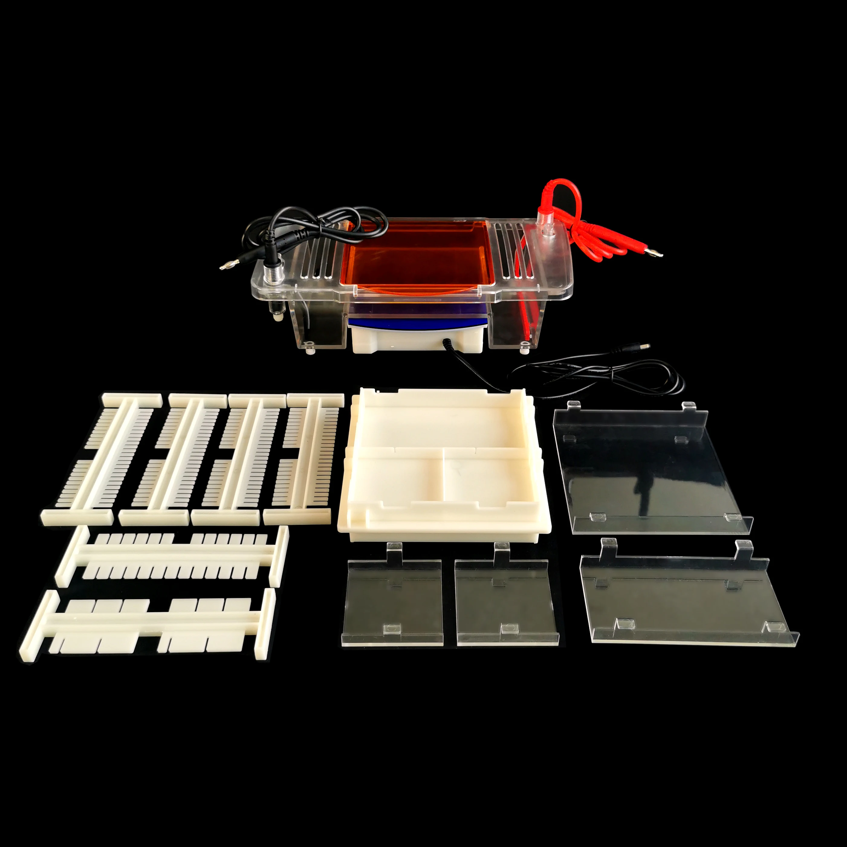 China Integrated Horizontal Electrophoresis System SVL-2 cell gel system horizontal with blue light glue meter