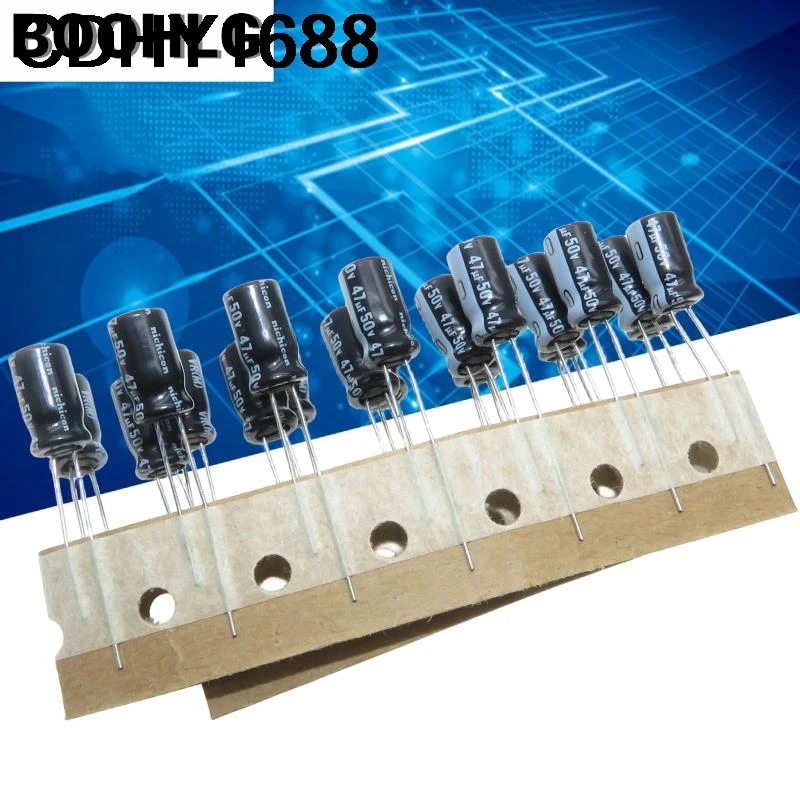 20 шт. оригинальный конденсатор 47 мкФ 50 В 50 В 47 мкФ 6X11 VR аудио подходит