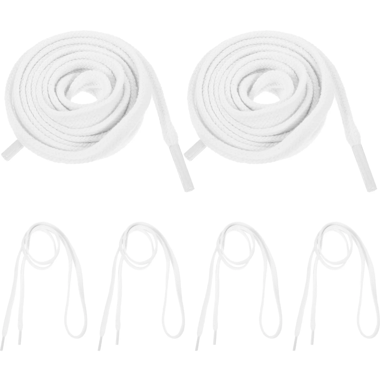 

3Pairs 120Cm Flat Shoelace Cotton Wide Lace Basketball Shoes Multi-Functional Adjustable Length Sports Sneakers Laces