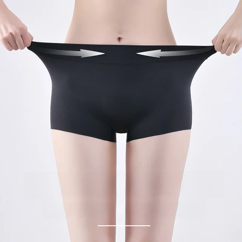 Bla Ice Silk Sl المرأة Se السراويل الصيف لا هيمينغ Boting بنطلون مكافحة الضوء المشي ملابس داخلية مريحة