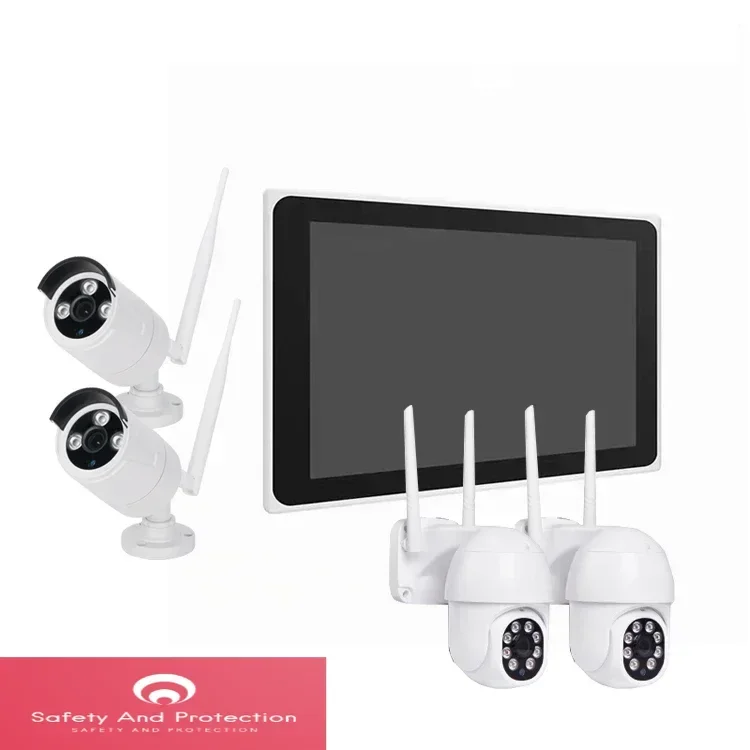 

1080p Ptz Wifi Nvr Kit Outdoor Indoor Night Vision Cctv Surveillance Home Security Camera System Wireless