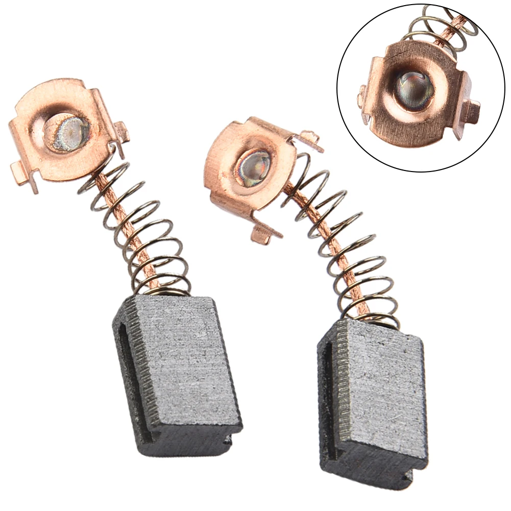 

2pc Carbon Brush Angle Grinder Motor Carbon Brush Replacement Spare Parts Cutting Polishing Machine Electric Power Tool Set