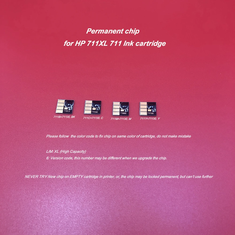 

711 CISS Refillable ink cartridge New Version Permanent Chip for HP 711XL HP711 for HP Designjet T120 T520 Printer