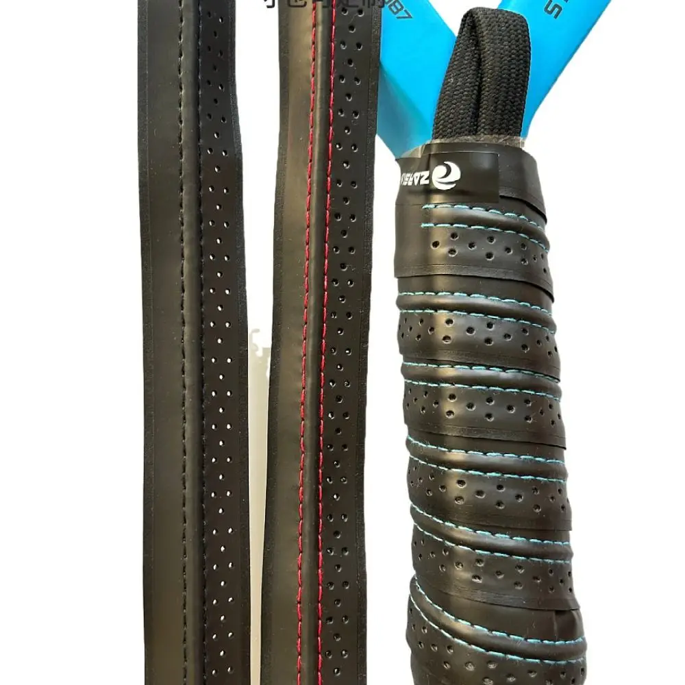 

Многоцветные накладки на ракетки для пиклебола, дышащие нескользящие накладки из полиуретана, поглощающие пот амортизирующие простроченные накладки