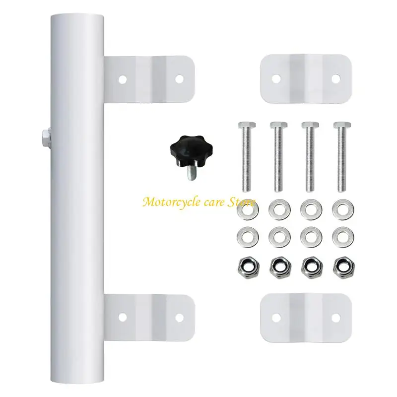 U75F Vehicle Flagpole Mount with 2 Bracket Points and Backing Plates