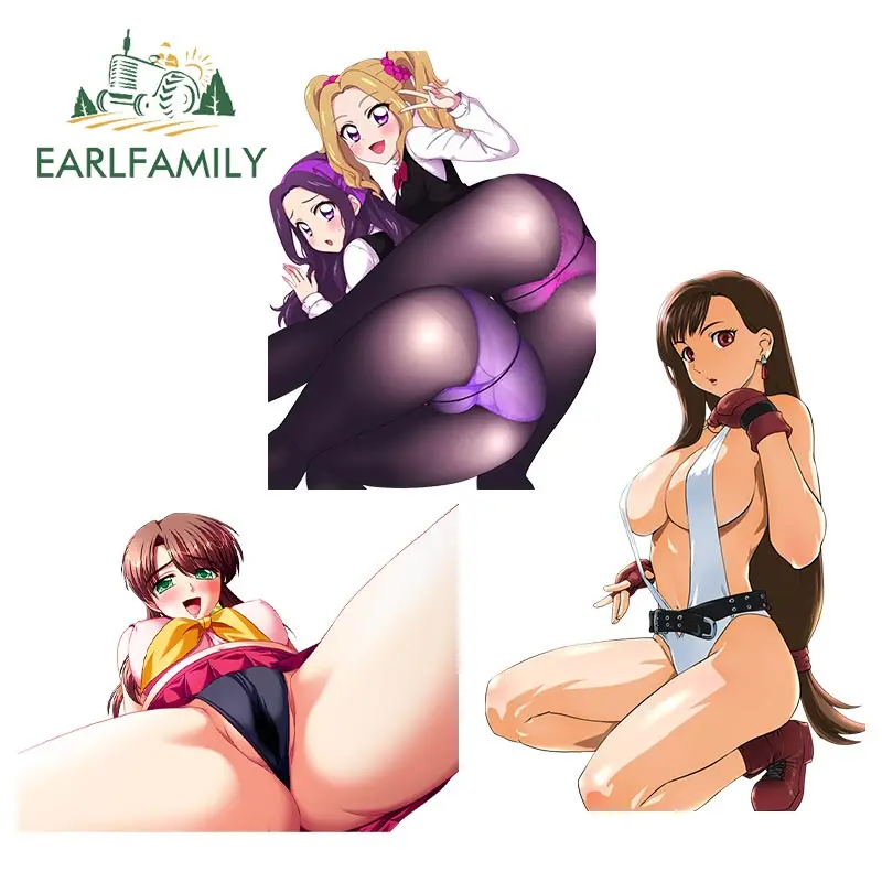 

EARLFAMILY 13 см Стайлинг автомобиля сексуальная девушка Mesu Kyoushi для Yuuki Sanae аниме винил JDM аниме наклейка на окно 3D Водонепроницаемая Автомобильная наклейка