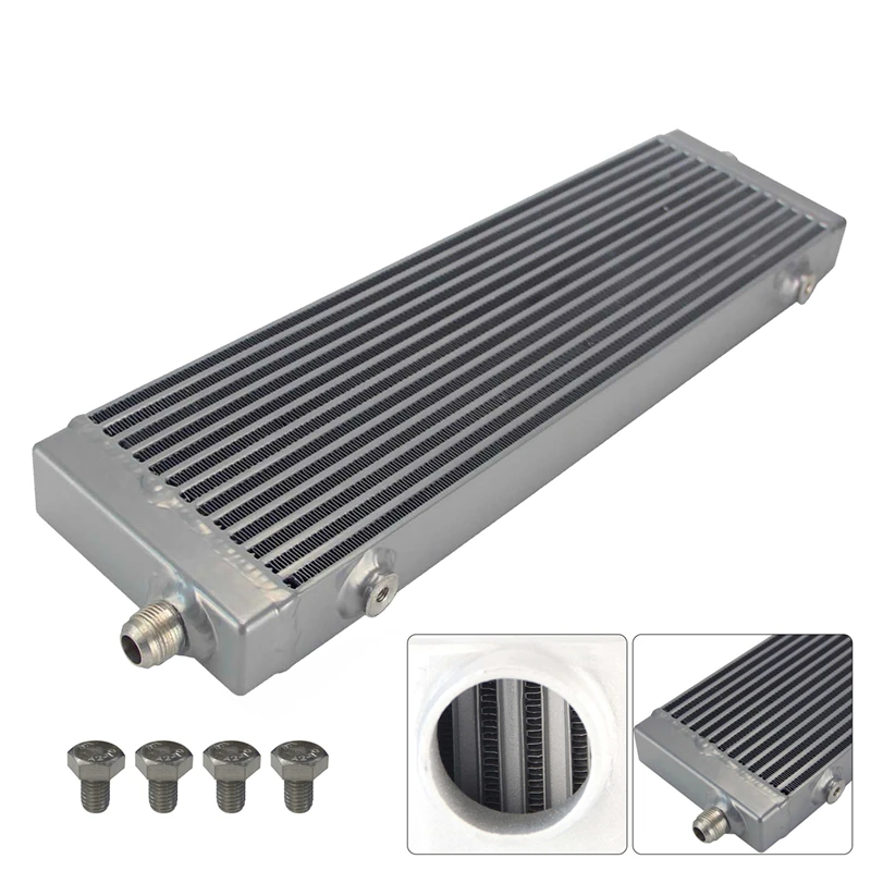 Universal Large Bar and Plate Single Cross Flow Oil Cooler 18.5