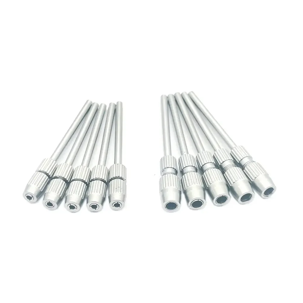 5pcs/set Dental Drill Bur Adapter Converter 2.35mm To 1.6mm / 2.35mm To 3mm Shank Polisher Dental Adaptor