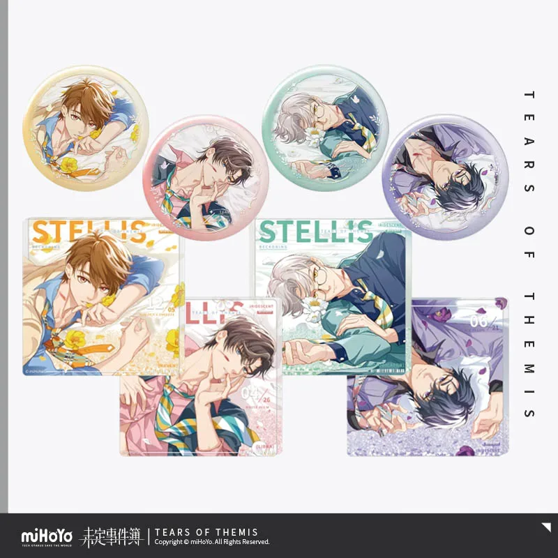 

Sunsyea Tears of Themis Official Merch miHoYo Original XDYC Series Badge Acrylic Ornament Raven Libra Adjudicator King