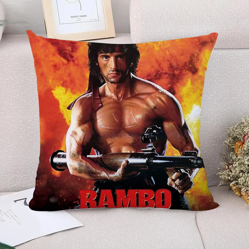 Rambo Cushion Cover 45*45 Pillow Covers Decorative Cushions Cover for Sofa Pillowcases 50x50 Cushions Home Decor Pillowcase Fall