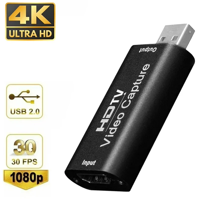 USB 2.0 Video Capture Card 1080P USB 2.0 HDMI-compatible USB To HDMI-compatible Card USB 3.0 USB 2.0 Grabber Recorder For Tool