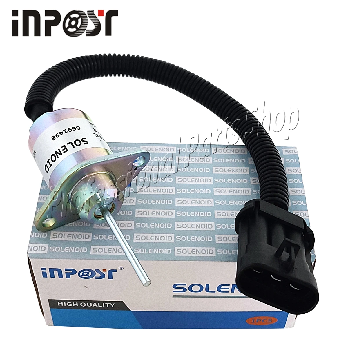 

6691498 12V Fuel Shut off Solenoid For Bobcat 6691498 325 328 329 331 334 335 337 341 425 428 1503ES-12A5UC4S
