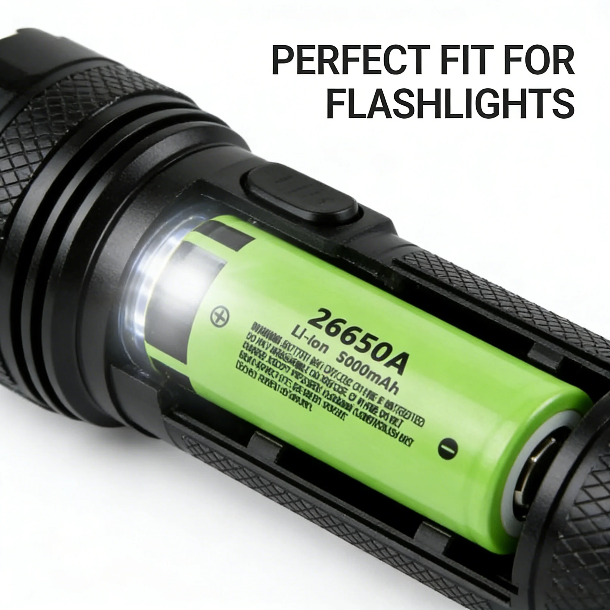 

Литий-ионный аккумулятор 26650A 5000 мАч 3.7В 50А с высоким током разряда, перезаряжаемый, для высокоинтенсивных светодиодов, оригинальный источник питания