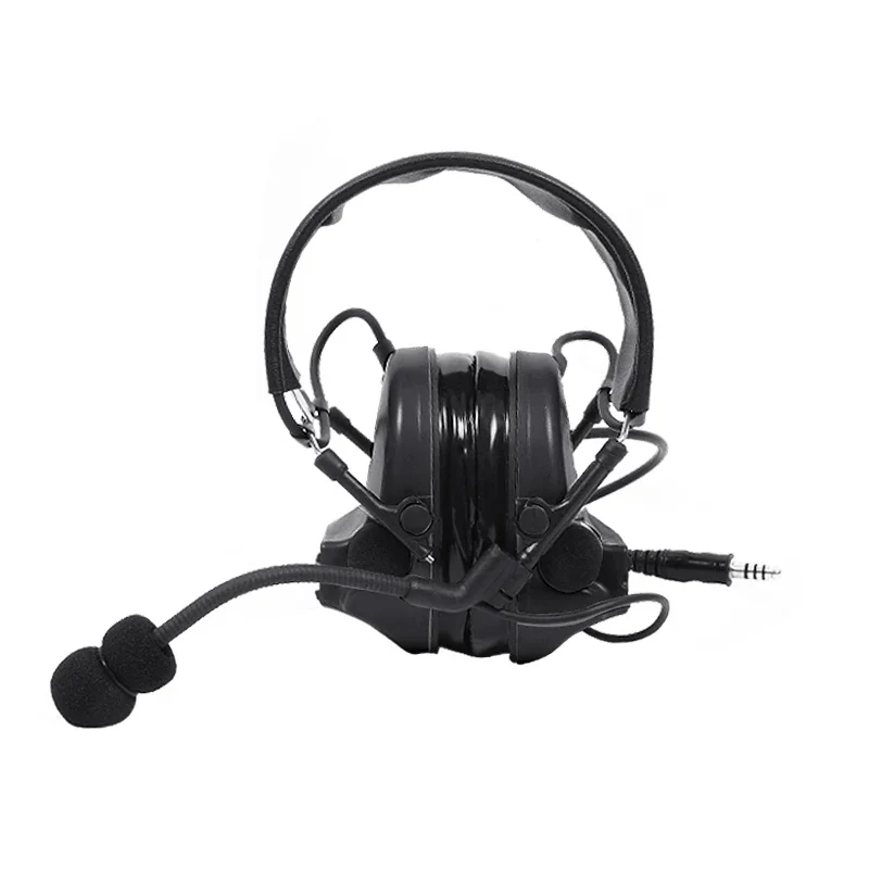 TS TAC-SKY Civilian Version COMTAC II Tactical Headset Hearing Protection C2 Walkie Talkie PTT Headset for Hunting Shooting