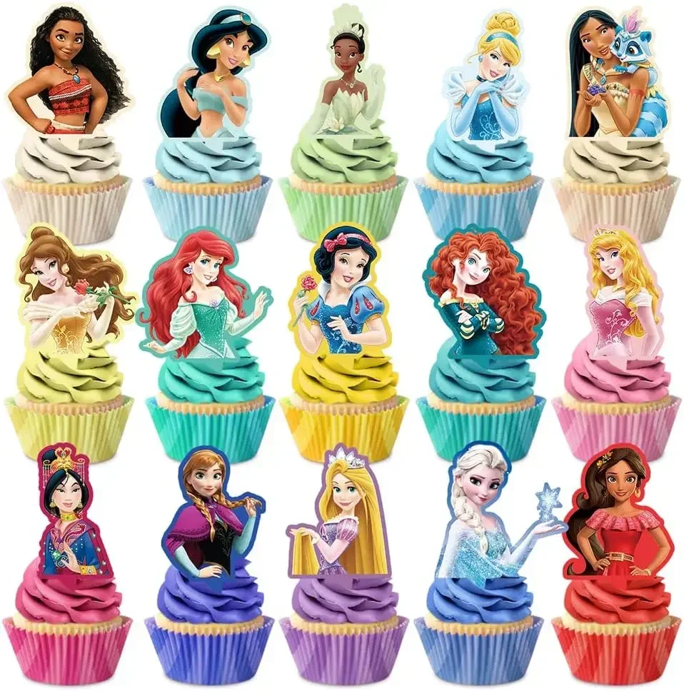 Prinses Verjaardagsfeestje Decor Meisjes Partij Ballonnen Servies Plaat Cake Topper Meisjes Verjaardag Photo Booth Baby Douche Decoratie