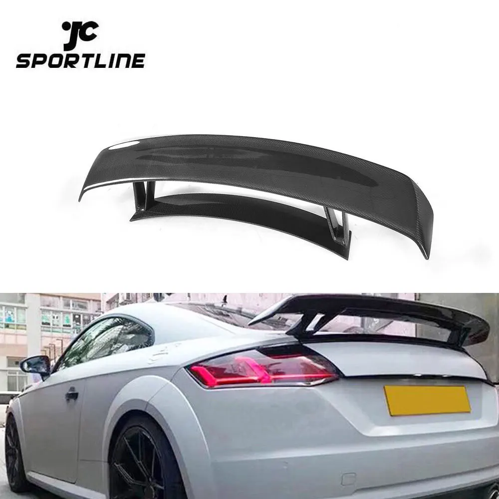 

Car Rear Carbon Fiber Ducktail Spoiler for Audi TT TTS 8J