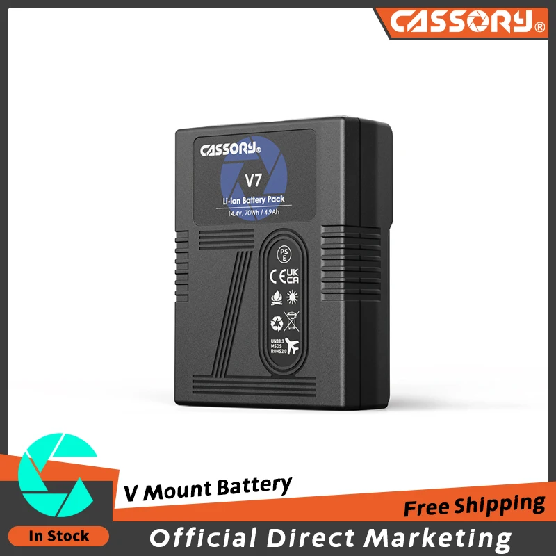 CASSORY V7 70Wh Pocket V-mount Battery Pack