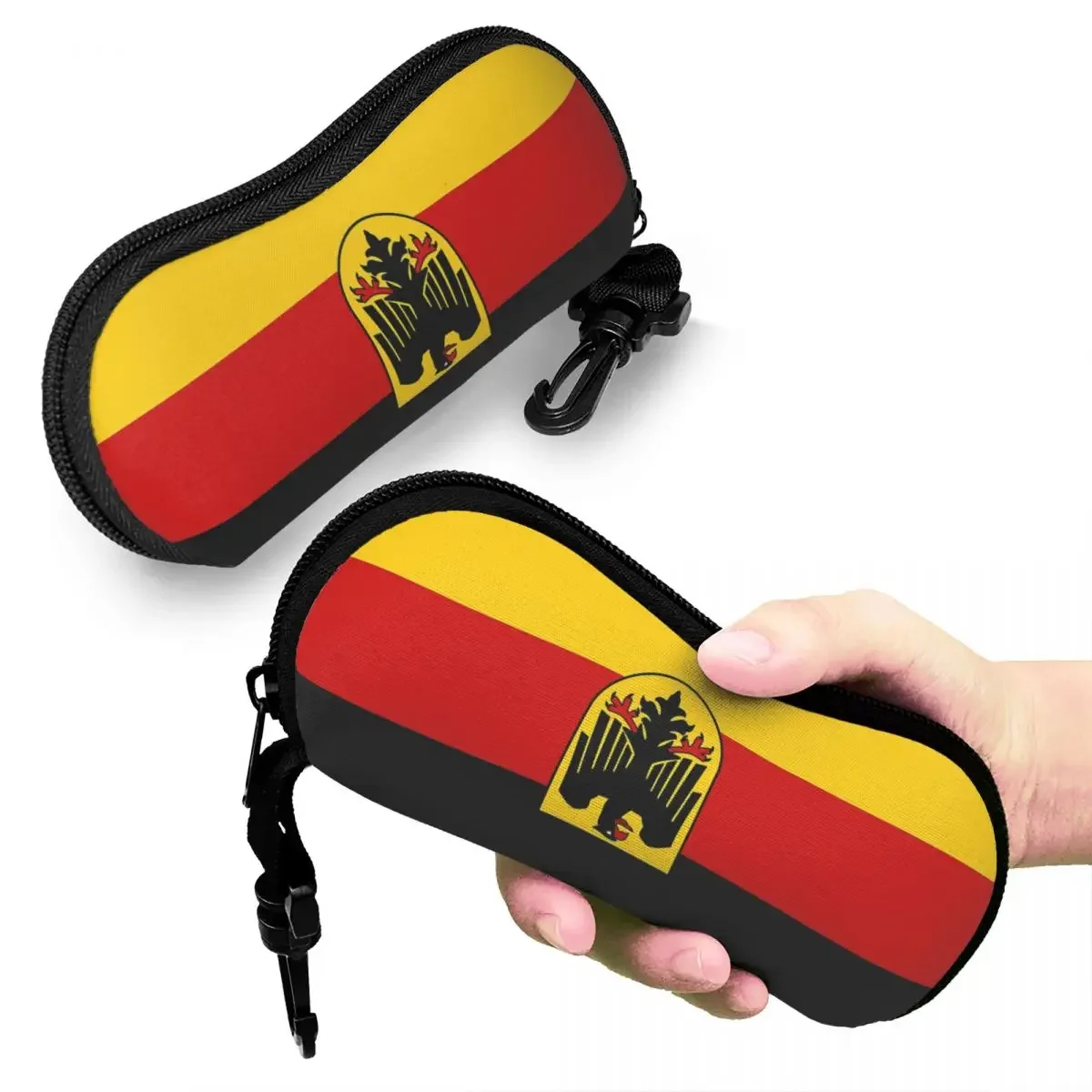 German State Flag Germany Glasses Case Portable Accessories Imperial Eagle Sunglasses Storage Box Charming Eyewear Container